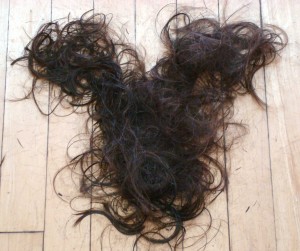 more fallen hair art - Val's arrangement